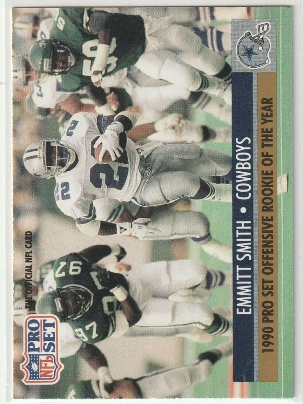 6for$49 EMMITT SMITH 1991 Pro Set Offensive Rookie of the Year #1